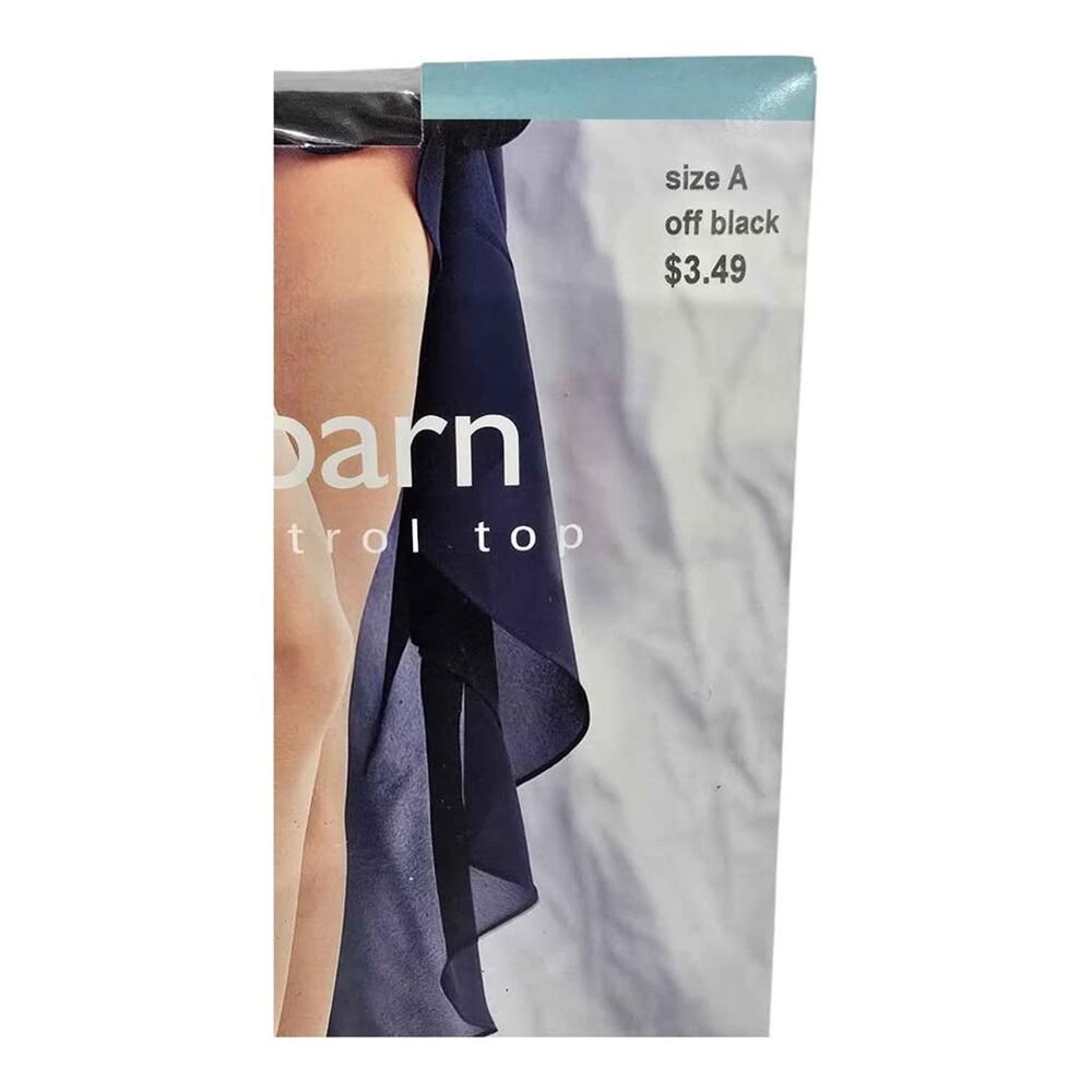 Dressbarn Lycra Control Top Pantyhose Size A Off Black